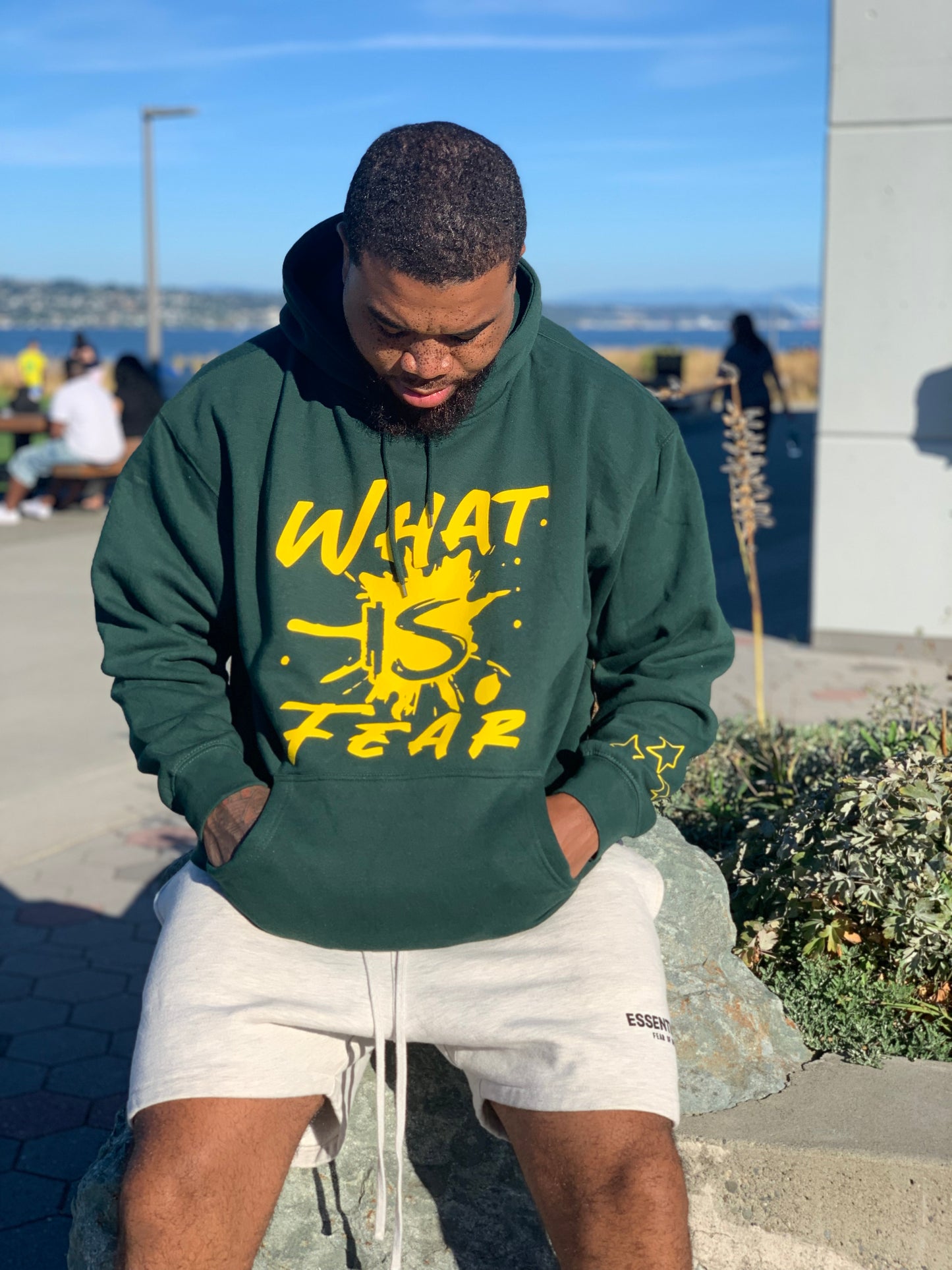 Green & Yellow Hoodie