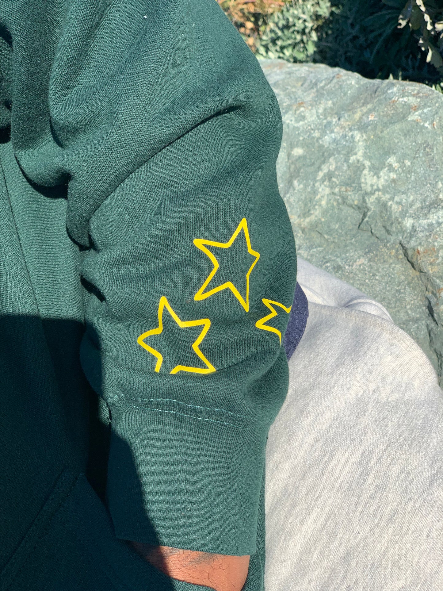 Green & Yellow Hoodie
